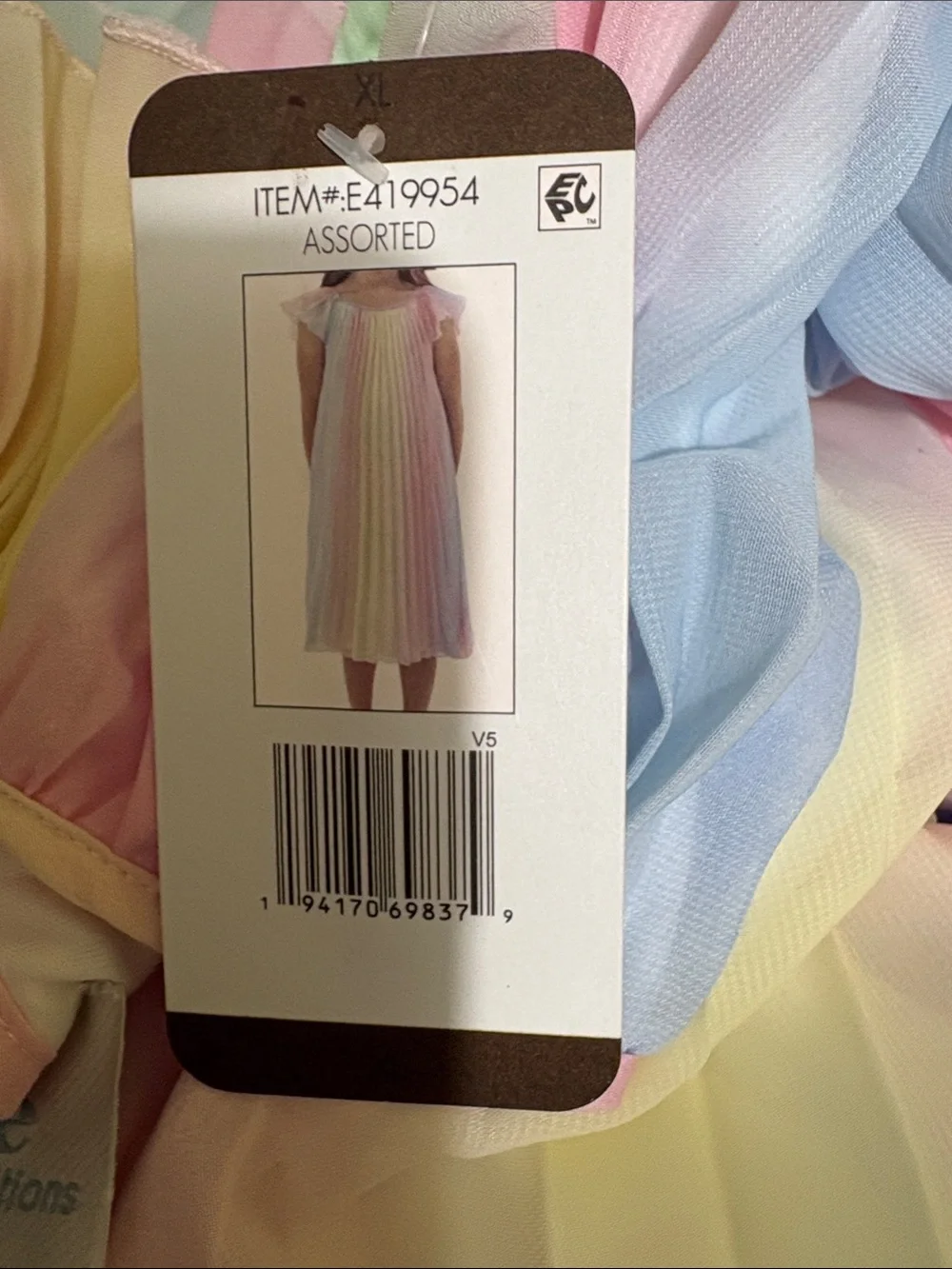 NWT Rare Editions XL Raimbon Pleated Mide Dress